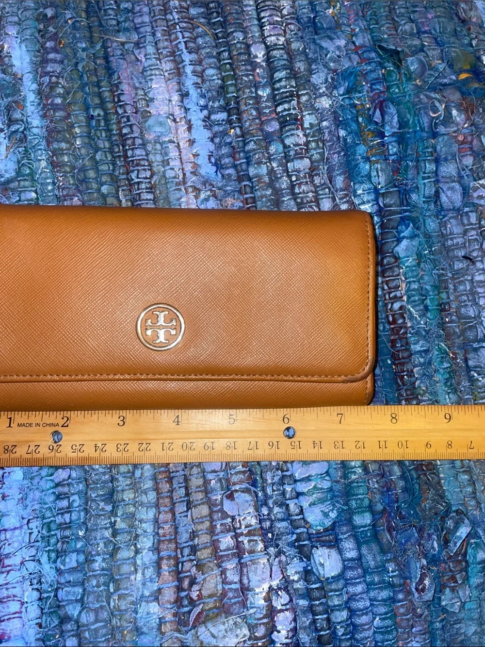 Tory Burch Continental Wallet with Gold Logo